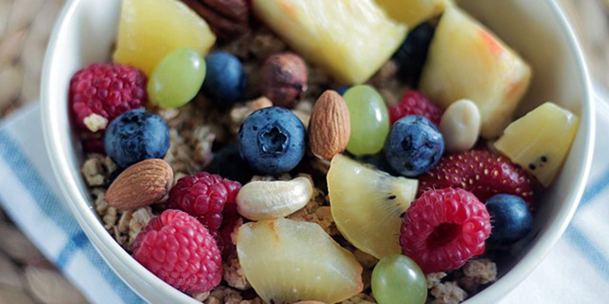 bowl of fruit and nuts