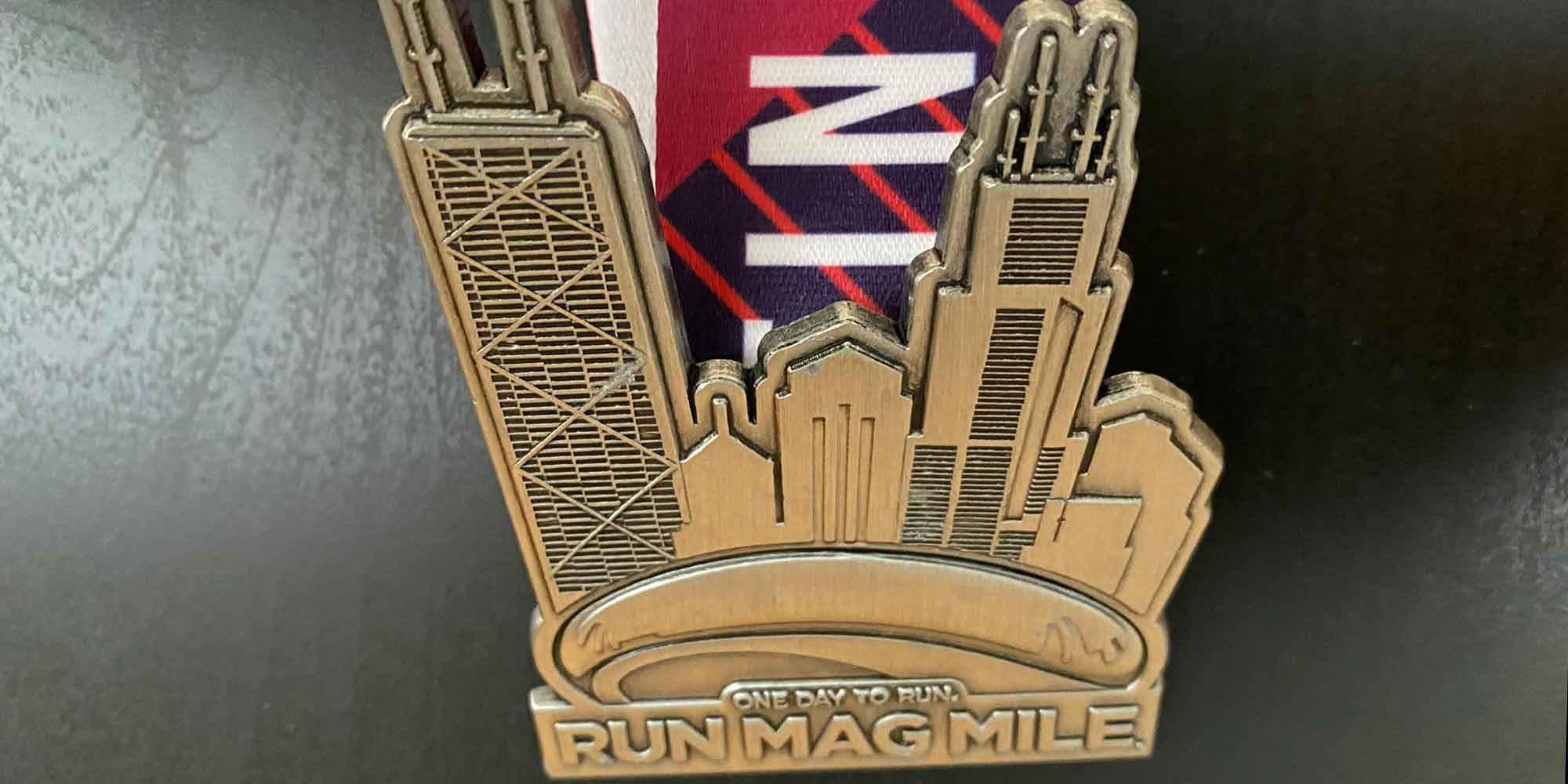 Run Mag Mile medal