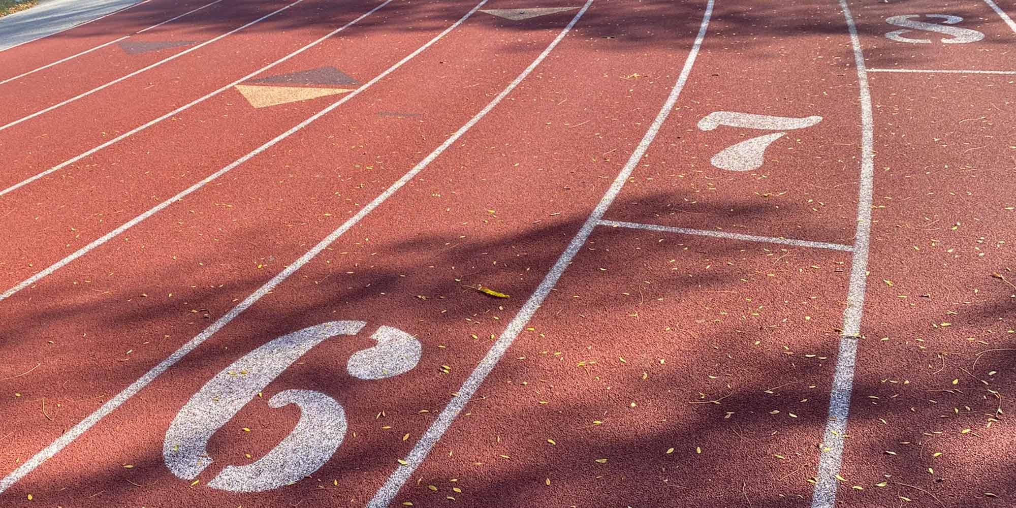 running track numbers